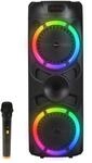 Denver BPS-459 Bluetooth Party-Lautsprecher&ndash;2x 200W, Mikrofon, schwarz