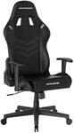 DXRacer Gaming Stuhl, GC/LPF132LTC/N.W, PRINCE Serie, Kunstleder schwarz mit wei&szlig;en
