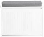 SoBuy Schuhbank mit 1 T&uuml;r Wei&szlig; 62x25x46cm Funktional