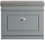 SoBuy Schuhbank mit 1 T&uuml;r Hellgrau 61x24x51cm Funktional