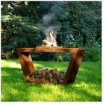 HOME DELUXE Holzlege aus Stahl PAULO