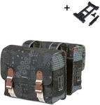 BASIL Doppelpacktasche "Boh&egrave;me - Double Bag MIK 2.0" , charcoal