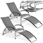tectake&reg; Sonnenliege, 2 in 1 Funktion, als Liege oder Schaukelstuhl,