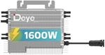 DEYE Mikro-Wechselrichter 1600 W SUN-M160G4-EU-Q0 f&uuml;r Mini-PV Solaranlage