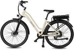 Maxtron Urban 7, City-E-Bike, unisex, 28" Zoll, creme-wei&szlig;