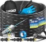 MASKO&reg; Premium Rohrreinigungsschlauch Set Abflussreiniger 30m, 200 bar inkl. Tasche