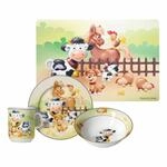 Ritzenhoff & Breker Kindergeschirr mit Platzset Hoftiere