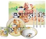 Ritzenhoff & Breker Kindergeschirr mit Platzset & Besteck Hoftiere