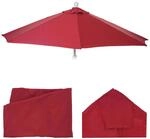 Ersatz-Bezug f&uuml;r Sonnenschirm halbrund Lorca, Sonnenschirmbezug Ersatzbezug,...