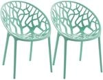 CLP Gartenst&uuml;hle 2er Set stapelbar wetterfest Hope, Gartensessel mit Lehnen