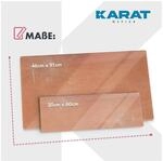 Karat office Design-Glas-Memoboard Brush Rot