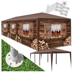 tectake&reg; Pavillon, in 2 Gr&ouml;&szlig;en, im Steckystem, mit UV-Schutz, wasserdicht