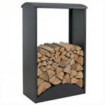 Brennholzlager MCW-P77, Kamin-/Feuerholzregal Holzlager Holzunterstand Outdoor Metall