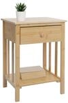 Bambus Nachttisch MCW-O72, Nachtkonsole Beistelltisch Nachtschrank Schrank,...