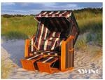Swing&Harmonie LED - Strandkorb XXL - 118cm inkl. Abdeckcover Volllieger Ostsee