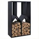 Brennholzlager MCW-P76, Kamin-/Feuerholzregal Holzlager Holzunterstand Outdoor Metall