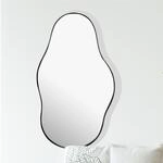 Design Wandspiegel FineBuy in organischer Form 40x80 cm Spiegel Flur Garderobe