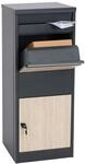 Paketkasten MCW-G80, Paketbox Standbriefkasten Briefkasten Gr&ouml;&szlig;e L ~ verzinkt