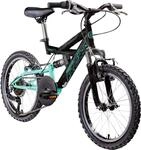 Galano FS180 Kinderfahrrad 6 Gang 18 Zoll ab 6 Jahre 115 - 130 cm Mountainbike Fully