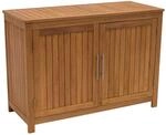 DEGAMO Konsolenschrank CABINET 120x50x85cm, Eukalyptus ge&ouml;lt