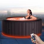 Miweba MSpa Whirlpool Urban Aurora U-AU061 f&uuml;r 6 Personen mit LED, M-ONE und