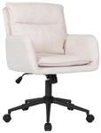 HOME DELUXE B&uuml;rostuhl aus Webstoff CORA - Grau