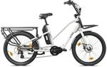 LLobe Cargado Cargo City E-Bike 24" wei&szlig;