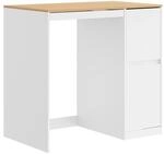 SoBuy W&auml;scheschrank mit 2 Schubladen Wei&szlig; 100x60x95cm Modern