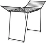 tectake&reg; W&auml;schest&auml;nder, klappbar, 2 Kleinteilehalter, bodenschonende F&uuml;&szlig;e