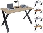VCM Holz Schreibtisch H. 76 x B. 80 x T. 50 cm Computertisch schlicht F&uuml;&szlig;e