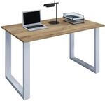 VCM Holz Schreibtisch H. 76 x B. 110 x T. 80 cm Computertisch schlicht F&uuml;&szlig;e