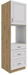 K&uuml;chen Backofen Hochschrank 60 Stilo Weiss K&uuml;chenzeile K&uuml;chenblock +...