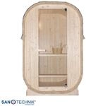 LINDHOLM Au&szlig;enSauna f&uuml;r 1-2 P. 128,2x120x194 cm (Bausatz)