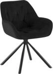 CLP Esszimmerstuhl drehbar gepolstert Rimio, Sessel Cord 180&deg; schwenkbar mit