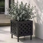 Pflanzkasten MCW-P86, Blumen-/Pflanzk&uuml;bel Blumenkasten, In-/Outdoor Akazie Holz