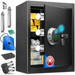 KESSER&reg; Elektr. Tresor mit Fingerabdruck & Schl&uuml;ssel Inkl. Notfallakku 