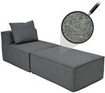 Chaiselongue/Zubeh&ouml;r f&uuml;r Sofa MCW-O54, Sessel Ottomane Recamiere, Stoff/Textil