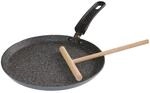 Stoneline Crepe Pfanne Induktion 25 cm, mit Besteck, beschichtet mit echten
