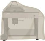 Tepro 8612 Universal Abdeckhaube - Kugelgrillwagen