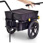 SAMAX Lastenanh&auml;nger / Fahrradanh&auml;nger f&uuml;r 60 Kg / 70 Liter mit Kupplung in