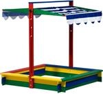 Dobar 94356FSC Sandkasten mit absenkbarem Dach