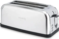H.Koenig TOAS28 Toaster/Langschlitztoaster mit extra breitem Schlitz / 7 W&auml;rmestufen