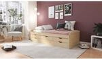 Funktionsbett "Aus eins mach zwei" 90x200 - Natur
