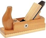 Ulmia Holzhobel / Putzhobel mit Wei&uuml;?buchensohle/Doppeleisen, Putzen von Vollholz