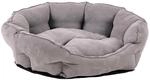 SILVIO DESIGN Liegesofa &laquo;George&raquo; hellgrau versch. Gr&ouml;&szlig;en