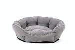 SILVIO DESIGN Liegesofa &laquo;George&raquo; hellgrau versch. Gr&ouml;&szlig;en