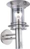 Wandlampe, Edelstahl, Bewegungsmelder, H 36 cm, MIAMI