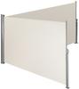 tectake® Doppel-Seitenmarkise, aus Aluminium, Schutz vor Sonne und Wind, 180 x 600