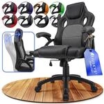 Juskys Racing Schreibtischstuhl Montreal ergonomisch B&uuml;rostuhl PC Gaming Stuhl &ndash;