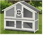 Nanook Hasenstall XL Momo grau 144 x 57 x 110 cm